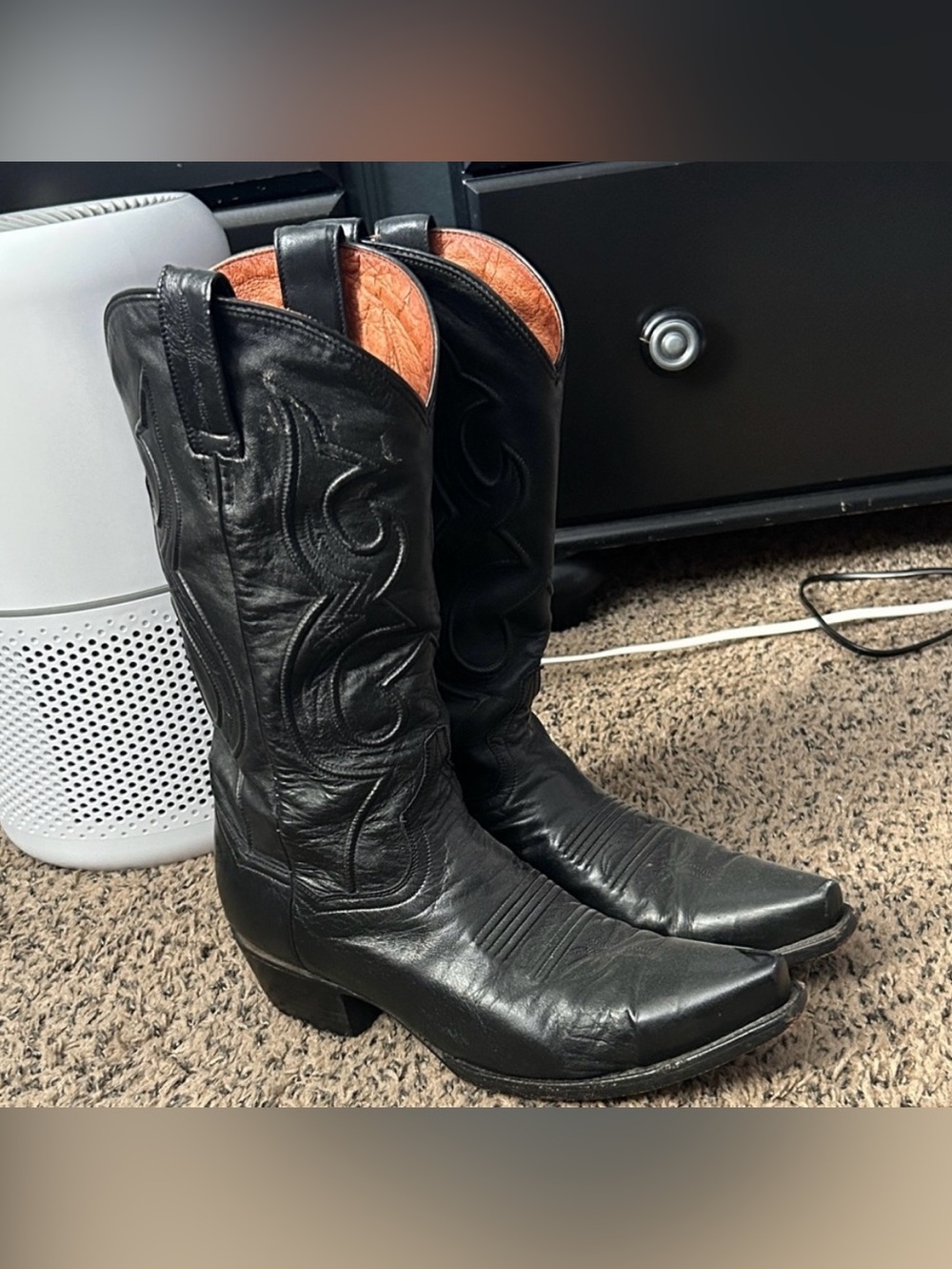 Dan Post Black Western Boots